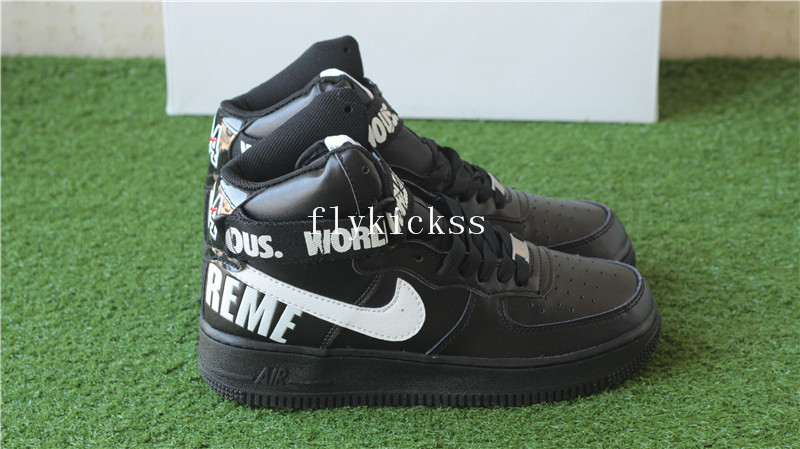 Nike Air Force 1 High Supreme SP Black White